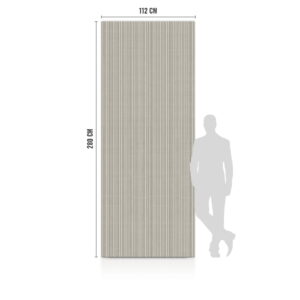 Płyta Węglowa WPC White Stripes Matowa 280x112 cm